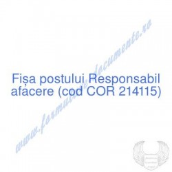 Responsabil afacere (cod...