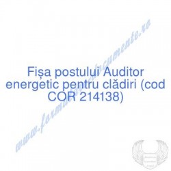 Auditor energetic pentru...