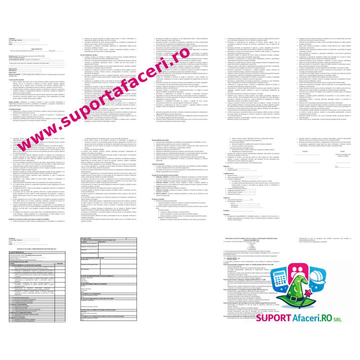 Fișa postului Specialiști pentru prevenire – model editabil DOC