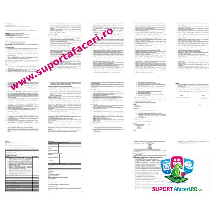 Fișa postului Crescător de melci – model editabil DOC