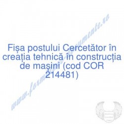 Cercetător în creaţia...