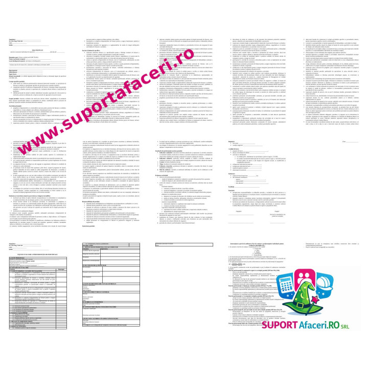 Fișa postului Finisor cocleți – model editabil DOC