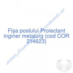 Proiectant inginer metalurg...