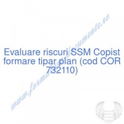 Copist formare tipar plan...