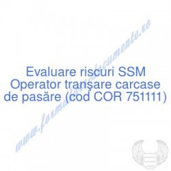 Operator tranşare carcase...