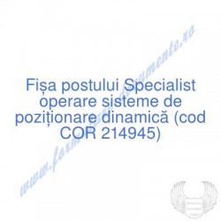 Specialist operare sisteme...