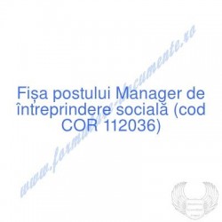 Manager de întreprindere...