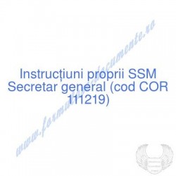 Secretar general (cod COR...