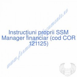 Manager financiar (cod COR...