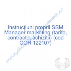 Manager marketing (tarife,...