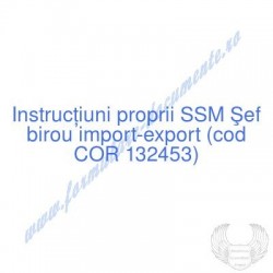 Şef birou import-export...