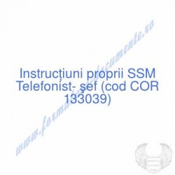 Telefonist- şef (cod COR...