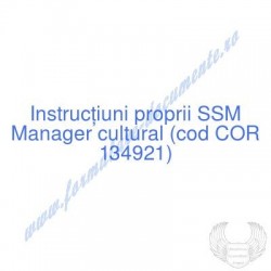 Manager cultural (cod COR...