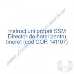 Director de hotel pentru...