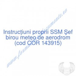 Şef birou meteo de aerodrom...