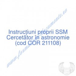 Cercetător în astronomie...