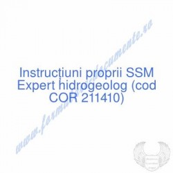 Expert hidrogeolog (cod COR...