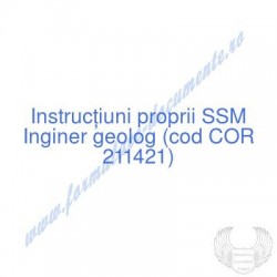 Inginer geolog (cod COR...