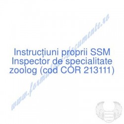 Inspector de specialitate...