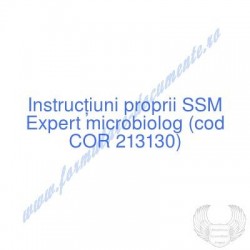 Expert microbiolog (cod COR...