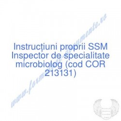 Inspector de specialitate...