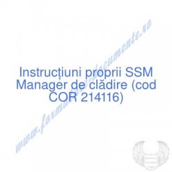 Manager de clădire (cod COR...