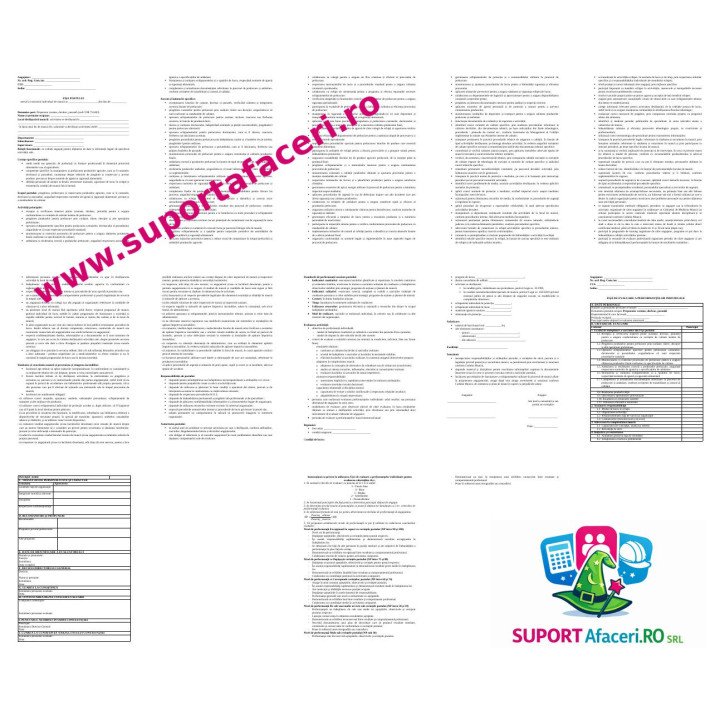 Fișa postului Preparator castane, dovleac, porumb – model editabil DOC