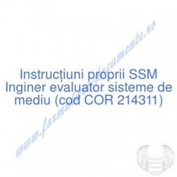 Inginer evaluator sisteme...