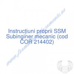 Subinginer mecanic (cod COR...