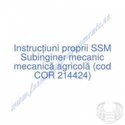 Subinginer mecanic mecanică...