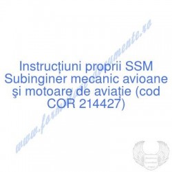 Subinginer mecanic avioane...