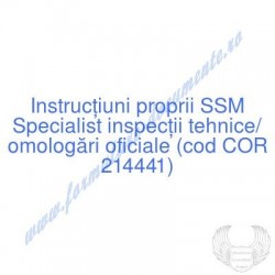 Specialist inspecţii...