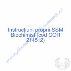 Biochimist (cod COR 214512)...