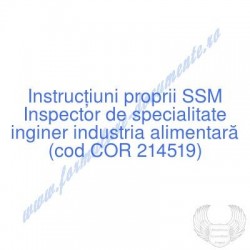 Inspector de specialitate...