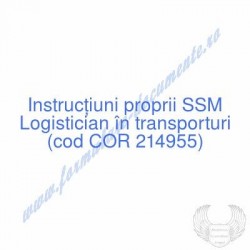 Logistician în transporturi...