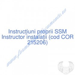 Instructor instalaţii (cod...