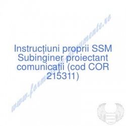 Subinginer proiectant...