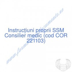 Consilier medic (cod COR...