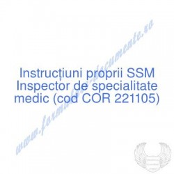 Inspector de specialitate...