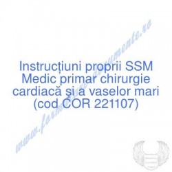 Medic primar chirurgie...