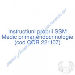 Medic primar endocrinologie...