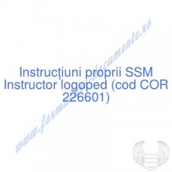 Instructor logoped (cod COR...