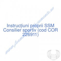 Consilier sportiv (cod COR...