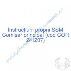 Comisar principal (cod COR...