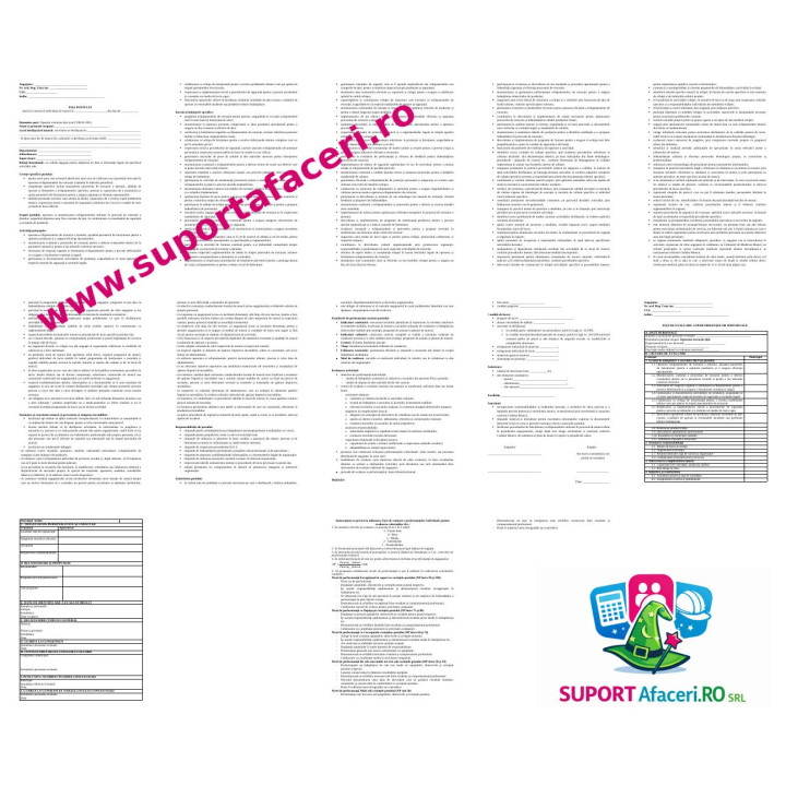 Fișa postului Operator extracție țiței – model editabil DOC