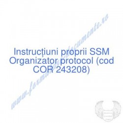 Organizator protocol (cod...