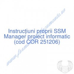 Manager proiect informatic...