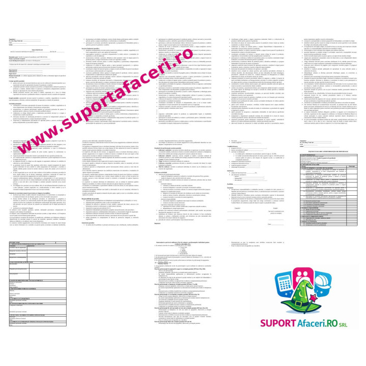 Fișa postului Sondor la punerea în producție – model editabil DOC