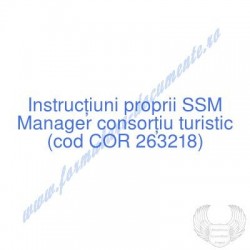 Manager consorţiu turistic...