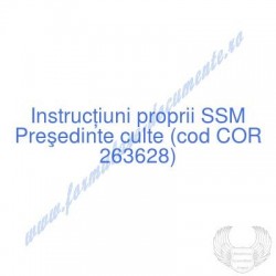 Preşedinte culte (cod COR...